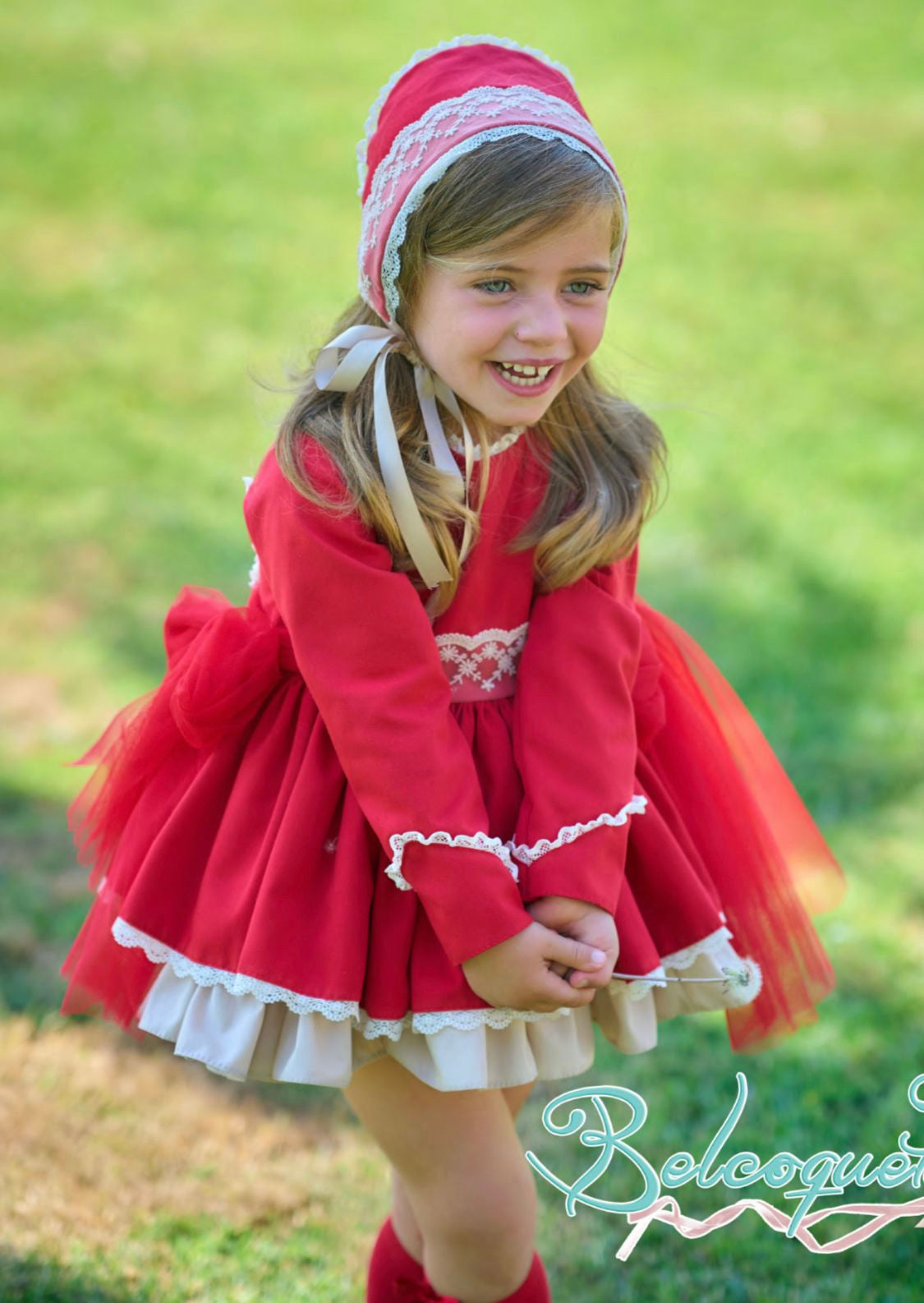 RED TULLE DRESS