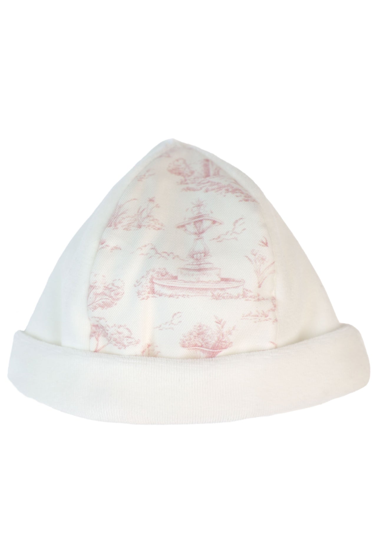 Baby Gi Ivory & Pink Hat