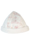 Baby Gi Ivory & Pink Hat