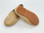 Italian Leather Smoking Loafer-Camel