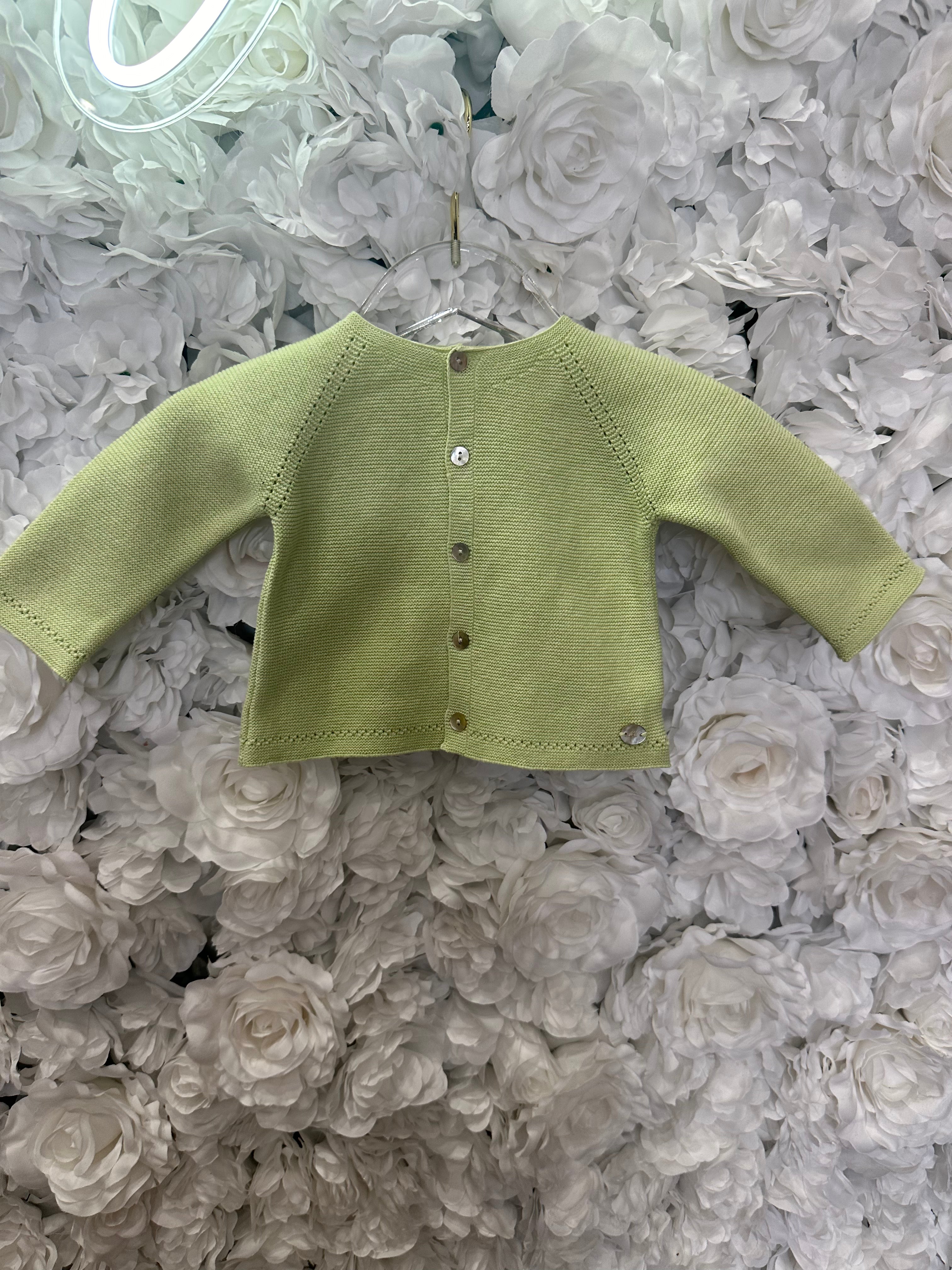 Martin Aranda   Spring Cardigan-Limeade