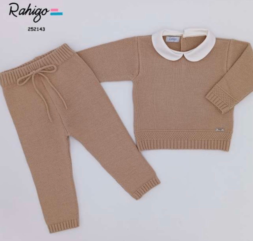 Rahigo Camel Knit Set for Boys