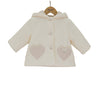Baby girl heart pocket jacket-PINK