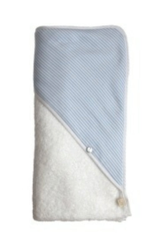 BABY GI COLLECTION STRIPE TOWEL-Blue Stripe
