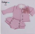 Rahigo Pink Knit Baby Set