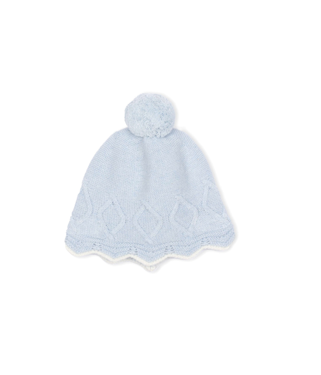 Doctor Kid Knit Hat with Pompom – Blue Dream