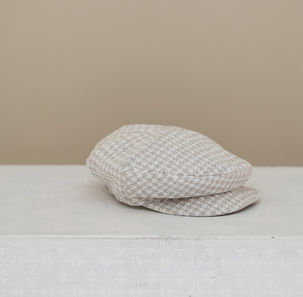 Houndstooth Newsboy Cap