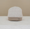 Brushed Cotton Houndstooth Baby cap