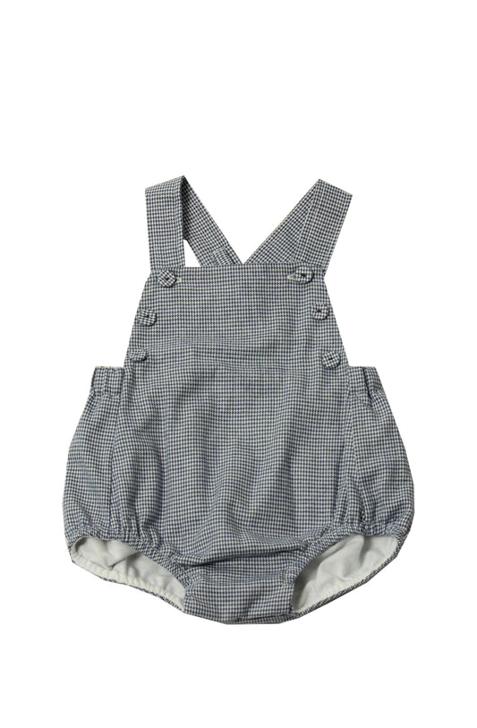 Dr Kid Boys Gingham soft cloud Romper