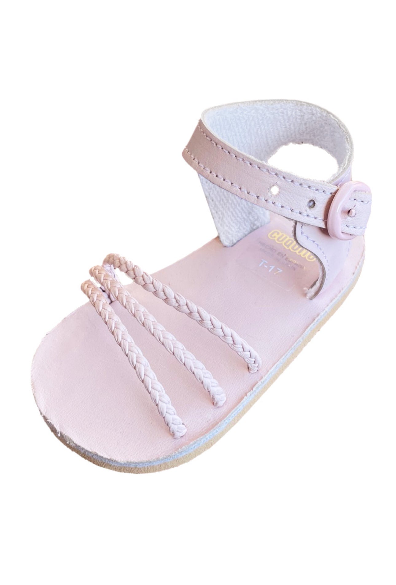 Leather Infant Sandal-Pink