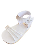Leather Infant Sandal-White