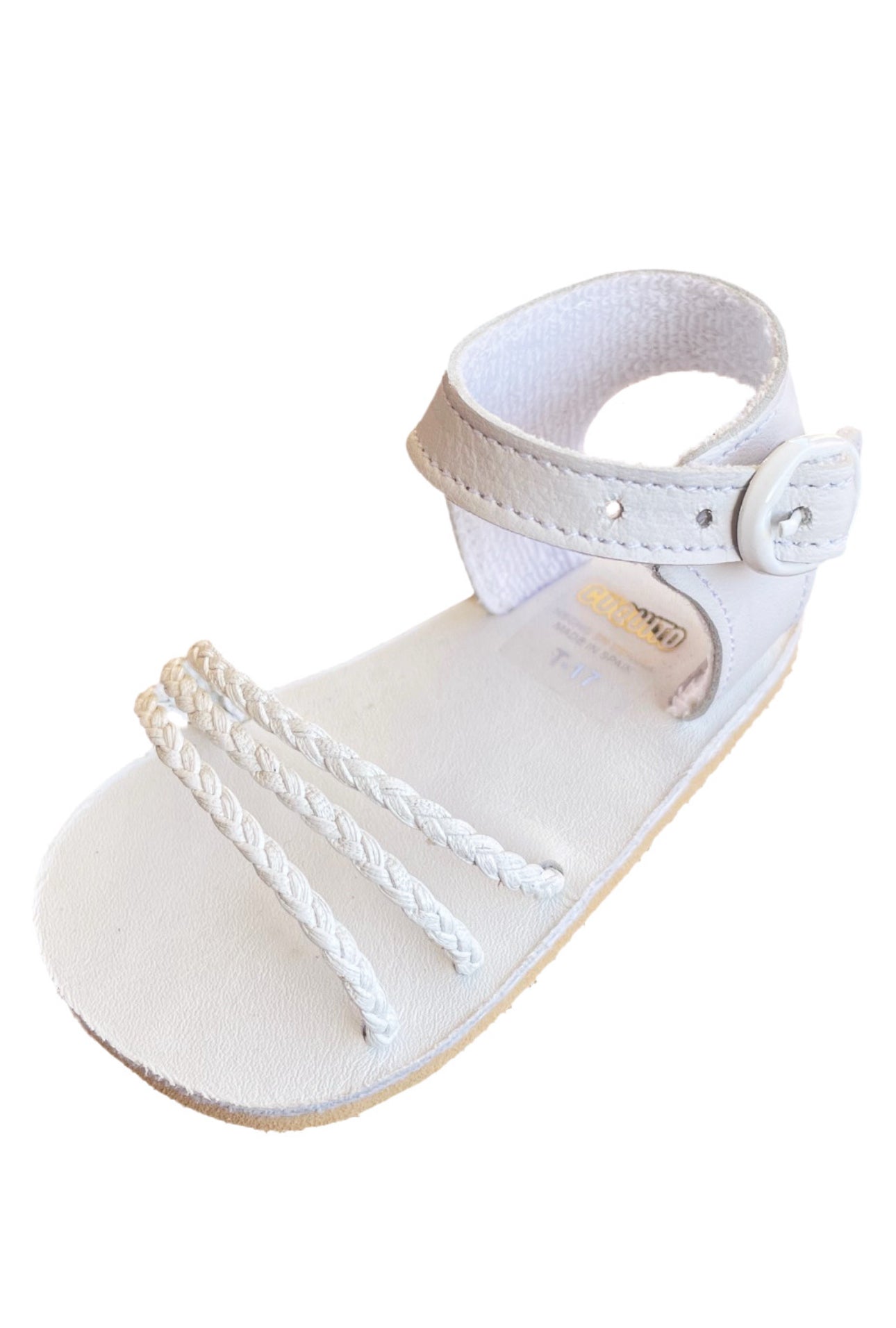 Leather Infant Sandal-White