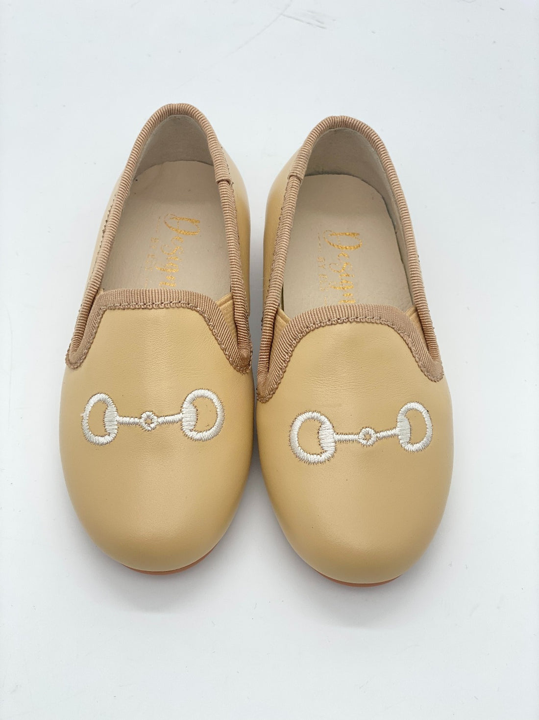 Italian Leather Smoking Loafer-Camel