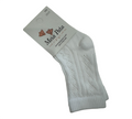 Meia Pata  Open Work Cotton Knee  Sock -White