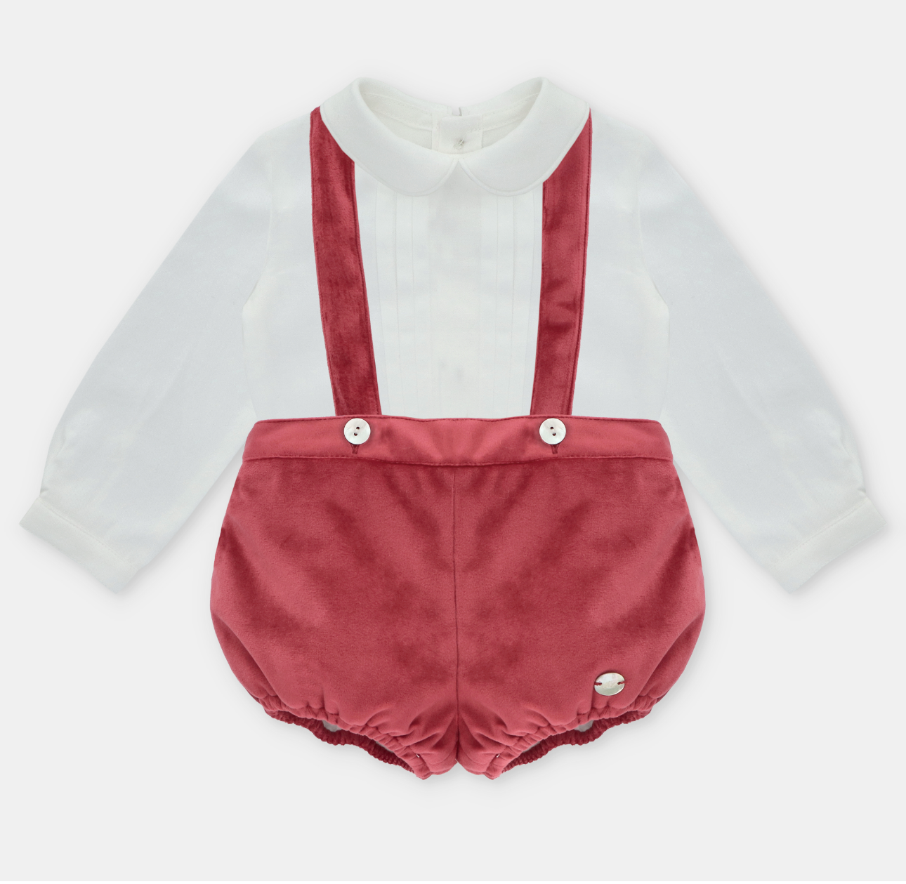 The Holiday Red Velvet Boys Suspender Martin Aranda FW25