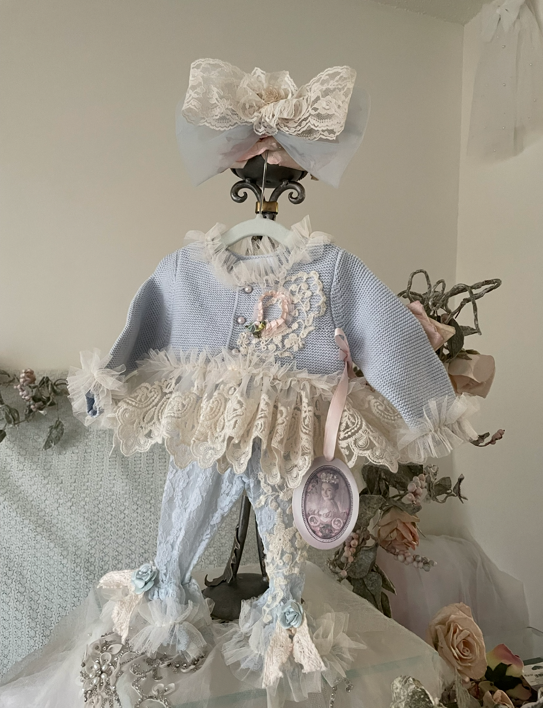 🎀 Collection D-Alli – Powder Blue Heirloom Luxe Set