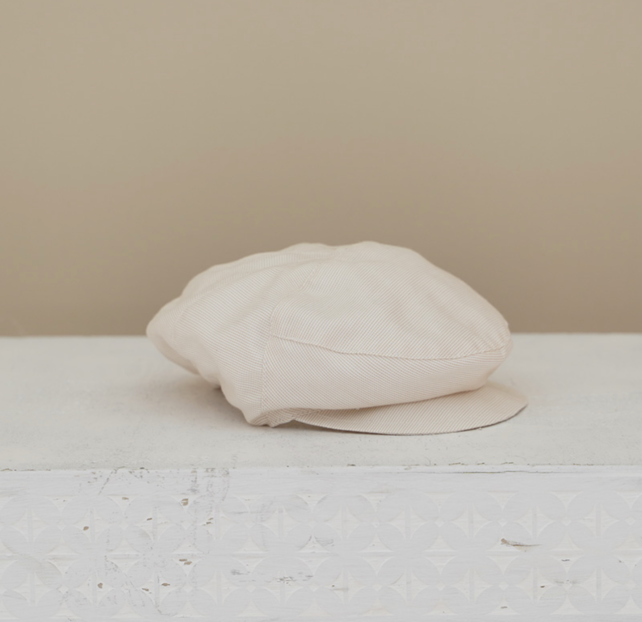 Classic Neutral Stripe Baby Hat