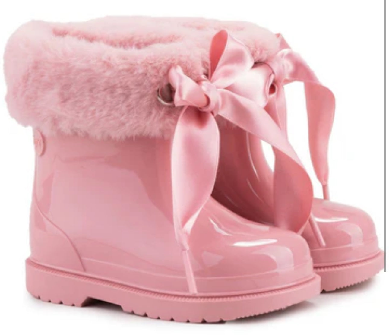 Bimbi Soft Ankle Rain & Snow Boot With Fur - ROSA 🎀❄️