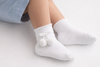 Meia Pata Pure White Pom-Pom Anklet Socks