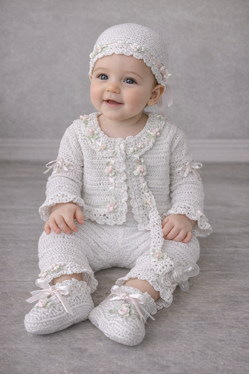 Heirloom Garden Lace Ensemble 6 pc Set