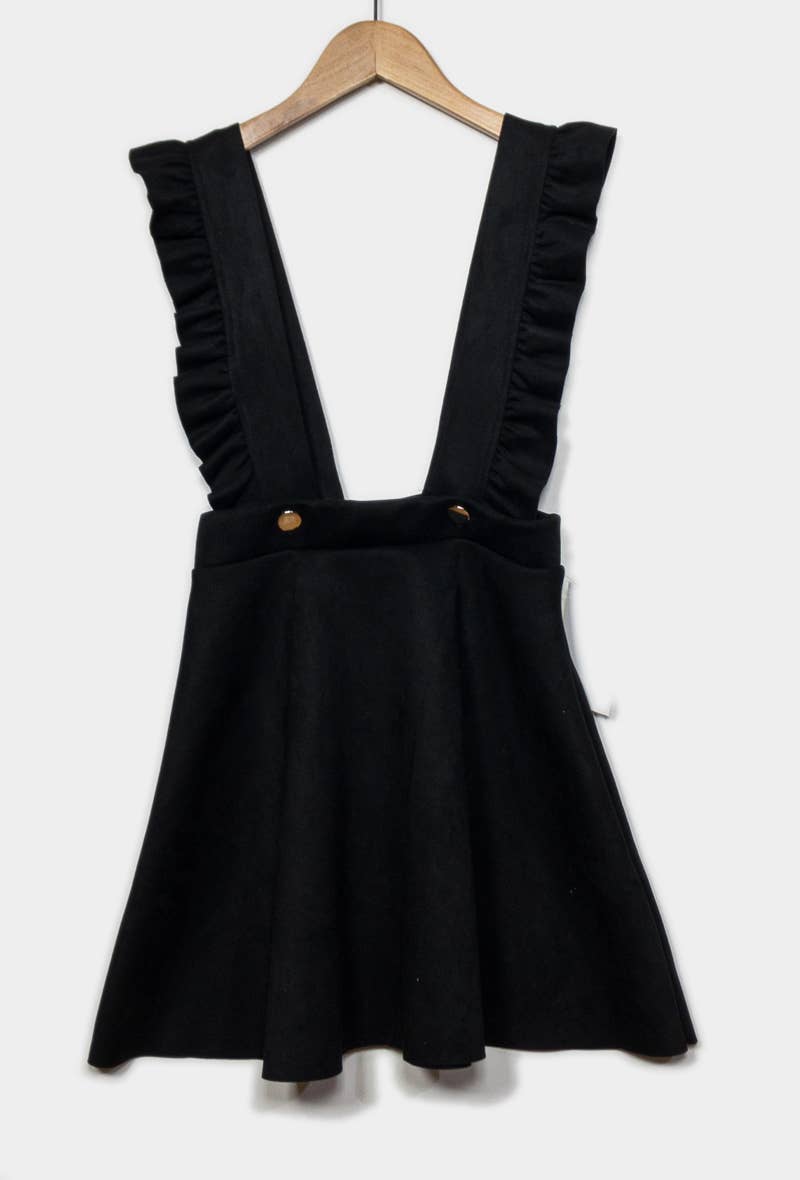 Girls ruffled overall Dress