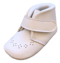 Ivory Leather Pram Bootie
