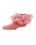 PINK  JUMBO FRILLY TUTU ANKLET SOCKS