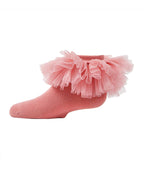 PINK  JUMBO FRILLY TUTU ANKLET SOCKS