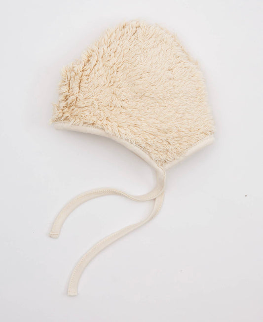 Organic Faux Fur Sherpa Bonnet Hat