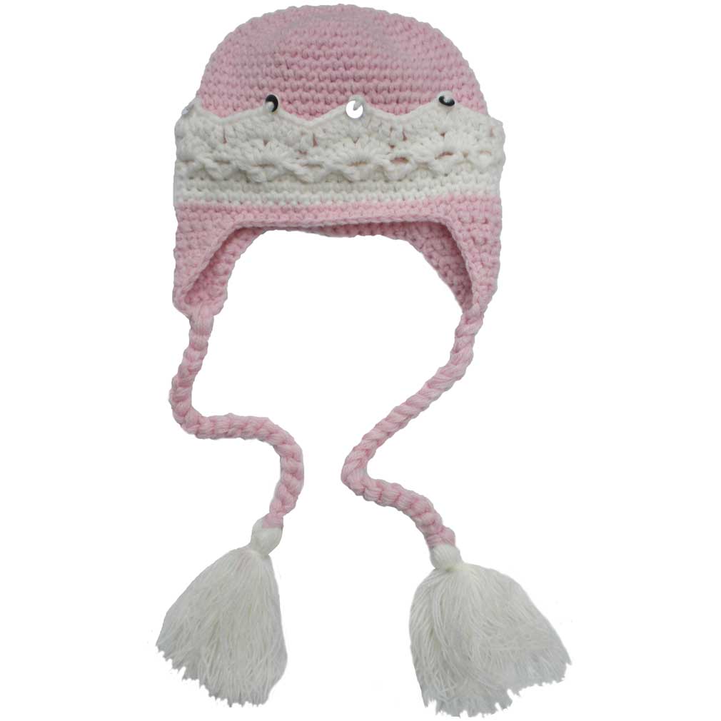 Princess Pink Earflap Beanie Hat