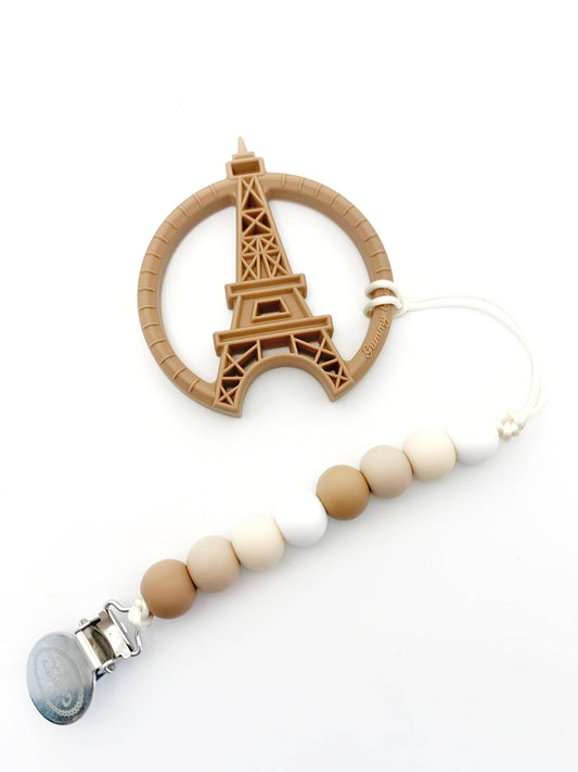 Paris tower with clip - Camel