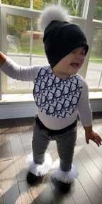 WHITE JUMBO FRILLY TUTU ANKLET SOCKS