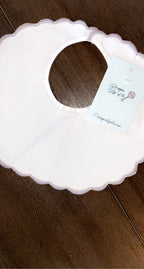 Scalloped Baby Bibs